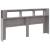 Tăblie de pat cu LED gri sonoma 200x18,5x103,5cm lemn prelucrat GartenMobel Dekor