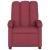 Fotoliu rabatabil electric, roșu vin, material textil GartenMobel Dekor
