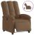 Fotoliu rabatabil electric, maro, material textil GartenMobel Dekor