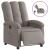 Fotoliu rabatabil electric, gri taupe, material textil GartenMobel Dekor