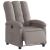 Fotoliu rabatabil electric, gri taupe, material textil GartenMobel Dekor