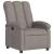 Fotoliu rabatabil electric, gri taupe, material textil GartenMobel Dekor
