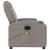Fotoliu electric de masaj rabatabil, gri taupe, textil GartenMobel Dekor