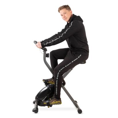 Bicicleta Magnetica Pliabila inSPORTline Xbike, Negru FitLine Training