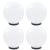 Lămpi glob cu LED, 4 buc., 25 cm, PMMA, sferic GartenMobel Dekor