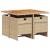 Set mobilier de grădină cu perne, 5 piese, bej, poliratan GartenMobel Dekor
