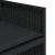 Set mobilier de grădină cu perne, 13 piese, negru, poliratan GartenMobel Dekor