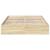 Cadru de pat cu sertare stejar sonoma 160x200 cm lemn prelucrat GartenMobel Dekor