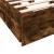 Cadru pat cu sertare stejar fumuriu 140x190 cm lemn prelucrat GartenMobel Dekor