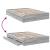 Cadru de pat cu sertare gri sonoma 120x190 cm lemn prelucrat GartenMobel Dekor