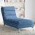 Șezlong cu perne, albastru, material textil GartenMobel Dekor