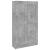 Bibliotecă, gri beton, 82,5 x 30,5 x 150 cm, PAL GartenMobel Dekor