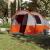 Cort de camping tunel 4 persoane, gri/portocaliu, impermeabil GartenMobel Dekor