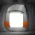 Cort de camping tunel 4 persoane, gri/portocaliu, impermeabil GartenMobel Dekor