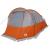 Cort de camping tunel 4 persoane, gri/portocaliu, impermeabil GartenMobel Dekor