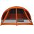 Cort de camping pentru 6 persoane, gri/portocaliu, impermeabil GartenMobel Dekor