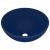 Chiuvetă baie lux albastru închis mat 32,5x14cm ceramică rotund GartenMobel Dekor