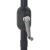Umbrelă de balcon tijă aluminiu negru 270x144x222cm semicerc GartenMobel Dekor