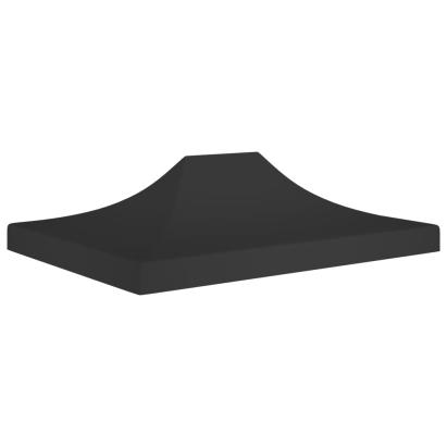 Acoperiș pentru cort de petrecere, negru, 4,5 x 3 m, 270 g/m² GartenMobel Dekor