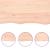 Blat de baie, 60x30x(2-4) cm, lemn masiv netratat GartenMobel Dekor