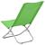 Scaune de plajă pliante, 2 buc., verde, material textil GartenMobel Dekor