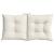 Perne scaun cu spătar scund 6buc. melanj crem 100x50x7cm textil GartenMobel Dekor