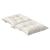 Perne scaun cu spătar scund 6buc. melanj crem 100x50x7cm textil GartenMobel Dekor