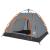 Cort de camping, 3 persoane, gri/portocaliu, setare rapidă GartenMobel Dekor