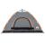 Cort de camping, 4 persoane, gri/portocaliu, setare rapidă GartenMobel Dekor