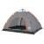 Cort de camping, 4 persoane, gri/portocaliu, setare rapidă GartenMobel Dekor