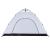 Cort de camping 4 persoane, alb opac, setare rapidă, țesătură GartenMobel Dekor