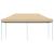 Cort de petrecere pliabil Pop-Up, 580x292x315 cm, bej GartenMobel Dekor