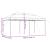 Cort de petrecere pliabil Pop-Up, 580x292x315 cm, bej GartenMobel Dekor