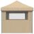 Cort pliabil pentru petreceri cu 3 pereți laterali, bej GartenMobel Dekor