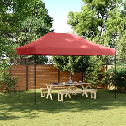 Cort de petrecere pliabil Pop-Up, 440x292x315 cm, vișiniu GartenMobel Dekor