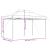 Cort de petrecere pliabil Pop-Up, 440x292x315 cm, negru GartenMobel Dekor