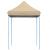 Cort de petrecere pliabil Pop-Up, 200x200x306 cm, bej GartenMobel Dekor