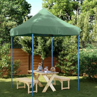 Cort de petrecere pliabil Pop-Up, verde, 200x200x306 cm GartenMobel Dekor