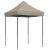 Cort de petrecere pliabil Pop-Up, taupe, 200x200x306 cm GartenMobel Dekor