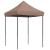 Cort de petrecere pliabil Pop-Up, 200x200x306 cm, maro GartenMobel Dekor
