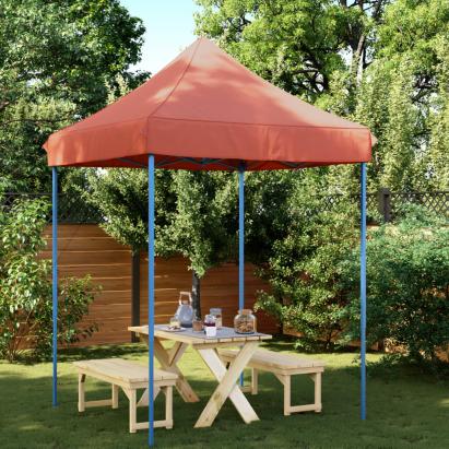 Cort de petrecere pliabil Pop-Up, 200x200x306 cm, teracotă GartenMobel Dekor