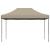 Cort de petrecere pliabil Pop-Up, taupe, 410x279x315 cm GartenMobel Dekor