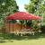 Cort de petrecere pliabil Pop-Up, 410x279x315 cm, vișiniu GartenMobel Dekor