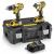 Set DeWALT DCK268P2T masina de gaurit si insurubat DCD791 si DCF887 cu 2 acumulatori 5Ah TSTAK II HardWork ToolsRange