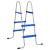 Scară de piscină pentru piscină supraterană 84 cm oțel/ plastic GartenMobel Dekor