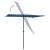 Umbrelă de soare exterior, stâlp aluminiu, azuriu, 2 x 1,5 m  GartenMobel Dekor