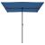 Umbrelă de soare exterior, stâlp aluminiu, azuriu, 2 x 1,5 m  GartenMobel Dekor