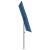 Umbrelă de soare exterior, stâlp aluminiu, azuriu, 2 x 1,5 m  GartenMobel Dekor