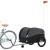 Remorcă pentru biciclete, negru, 45 kg, fier GartenMobel Dekor