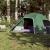 Cort de camping cupolă pentru 4 persoane, verde, impermeabil GartenMobel Dekor
